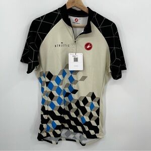 Castrelli NWT 2X Full Zip Cycling Jersey Shirt